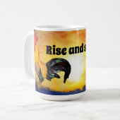 Tasse von Hahn und Hahn (Vorderseite Links)