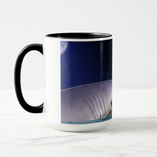 Tasse von Haiangriffen (Links)