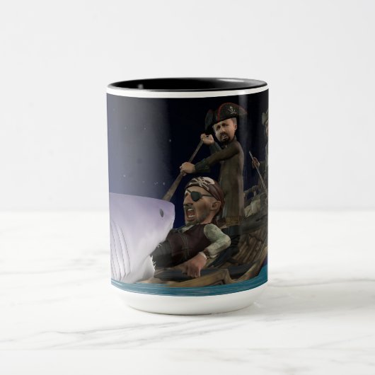 Tasse von Haiangriffen (Zentrum)
