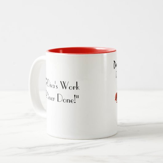 Tasse von Haushaltsdivas (Vorderseite Links)