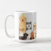 Tasse von Haustieren, Hunden und Katzen (Links)