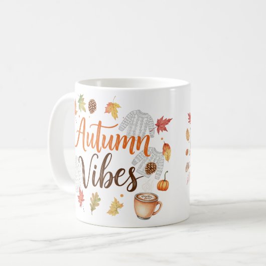Tasse von Herbstbewohnern (Vorderseite Links)