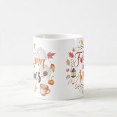 Tasse von Herbstbewohnern (Mittel)