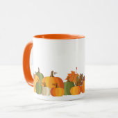 Tasse von Herbstpumpen (Vorderseite Links)