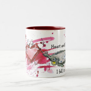 Tasse von Herz und Seezunge