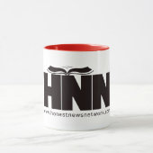 TASSE von HNN Weiß, Schwarz und Rot (Zentrum)