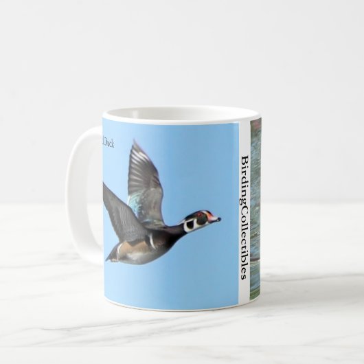Tasse von Holzentnahme-Kaffee von BirdingCollectib (Vorderseite Links)
