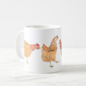 Tasse von Hühnern (Vorderseite Links)