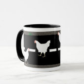 Tasse von Hühnern (Vorderseite Links)