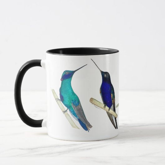 Tasse von Humingvögeln (Links)