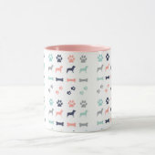 Tasse von Hunden und Knochen (Zentrum)