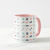 Tasse von Hunden und Knochen (VorderseiteRechts)