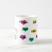 Tasse von Individuellen Namen mit Kindernamen (Mittel)