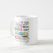 Tasse von inspirierenden Zitaten (Vorderseite Links)