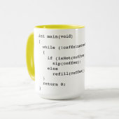 Tasse von Kaffeecode für Softwareentwickler (Vorderseite Links)