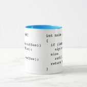 Tasse von Kaffeecode für Softwareentwickler (Zentrum)
