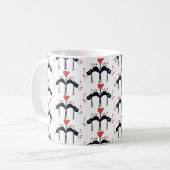 Tasse von Katzen und Herz (Vorderseite Links)