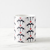 Tasse von Katzen und Herz (Mittel)