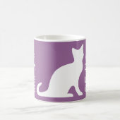 Tasse von Katzen und Lieben behalten (Mittel)