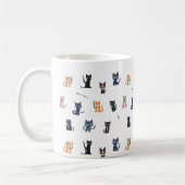 Tasse von Katzen und Messern (Links)