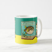 Tasse von Katzen und Puffern (VorderseiteRechts)