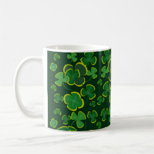 Tasse von Kleeblättern