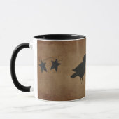 Tasse von Krähen und Sternen (Links)
