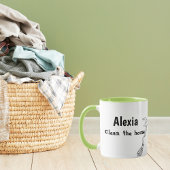 Tasse von kundenspezifischen Reinigungsangeboten