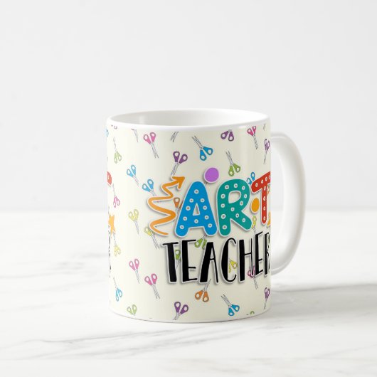 Tasse von Kunstlehrern (VorderseiteRechts)