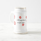 Tasse von Kuss und Liebe (Vorderseite Links)