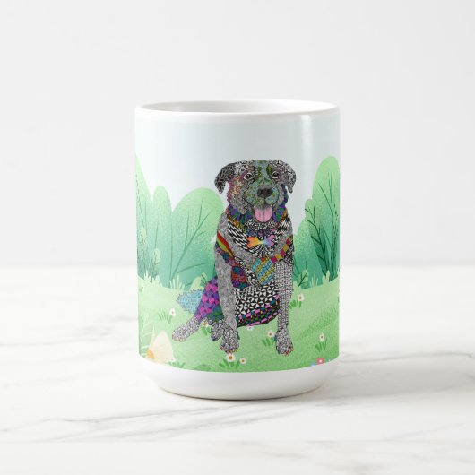 Tasse von Labrador und Border Collie Mixed Rasse (Mittel)