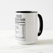 Tasse von Landlord Nutrition Fakten (VorderseiteRechts)
