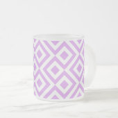 Tasse von Lavendel und White Meander (VorderseiteRechts)