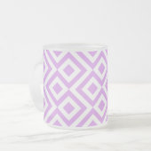 Tasse von Lavendel und White Meander (Vorderseite Links)