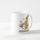 Tasse von leafy Hand Design (VorderseiteRechts)