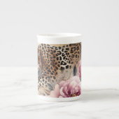 Tasse von Leopard und Rose (Vorderseite)