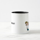 Tasse von männlichen Chiropraktoren oder Masseusen (Zentrum)