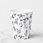 Tasse von Märchenvögeln Pappbecher (Links)