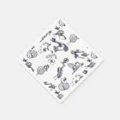 Tasse von Märchenvögeln Serviette (Ecke)