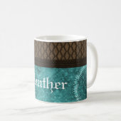 Tasse von Metallgetriebe, Aquamarin (VorderseiteRechts)
