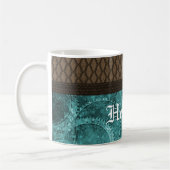 Tasse von Metallgetriebe, Aquamarin (Links)