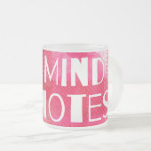 Tasse von Mini-Notizen (VorderseiteRechts)