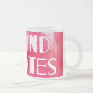 Tasse von Mini-Notizen