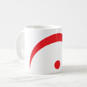 Tasse von Musiksymbolen (Vorderseite Links)