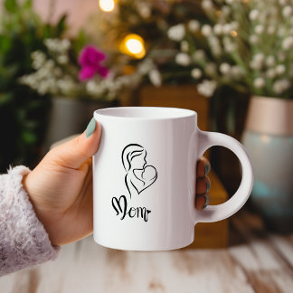 Tasse von Mutter und Kind