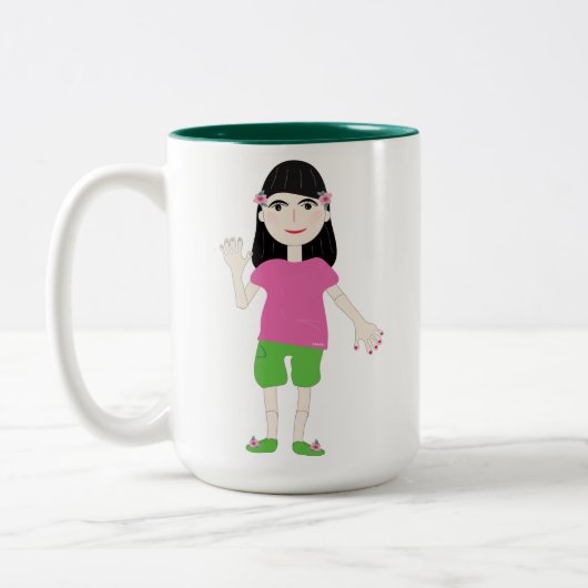 Tasse von niedlichen Cartoon (Links)