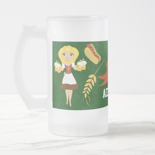 Tasse von Oktoberfest-Bier - SRF (Links)