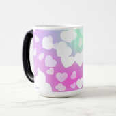 Tasse von Pastelherzen (Vorderseite Links)