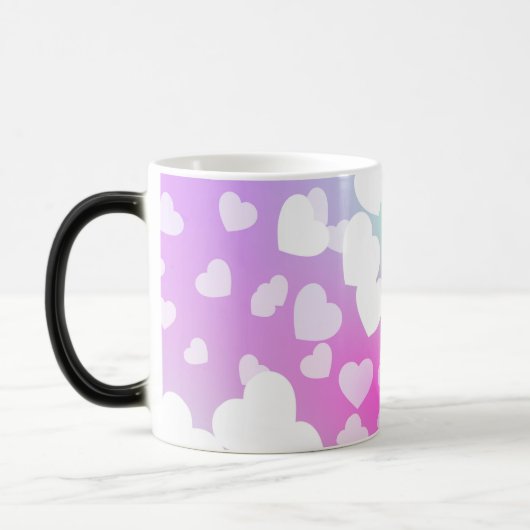 Tasse von Pastelherzen (Links)