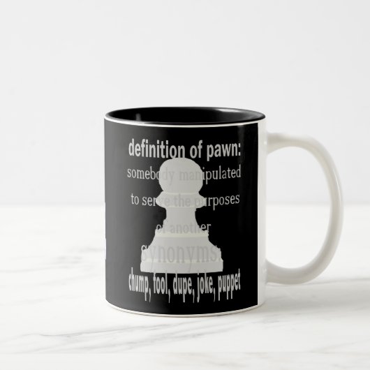Tasse von Pawn/Puppet-Strichen (Rechts)